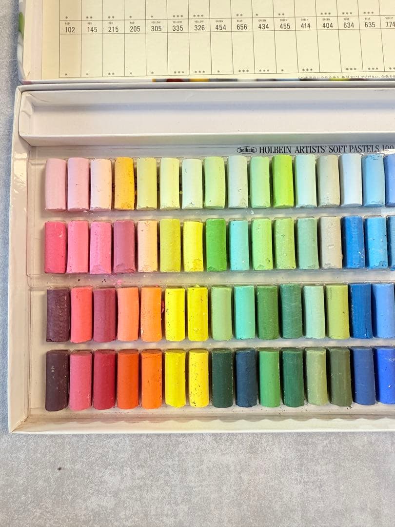 ホルベイン アーチスト ソフトパステル 100色セット　S956　画材