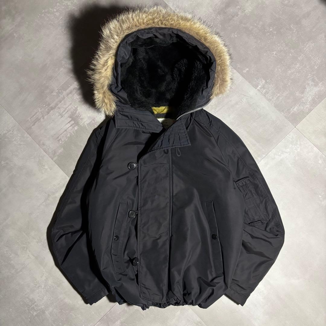 80s - vintage N2B フライトジャケット　ブラック　黒　USA製