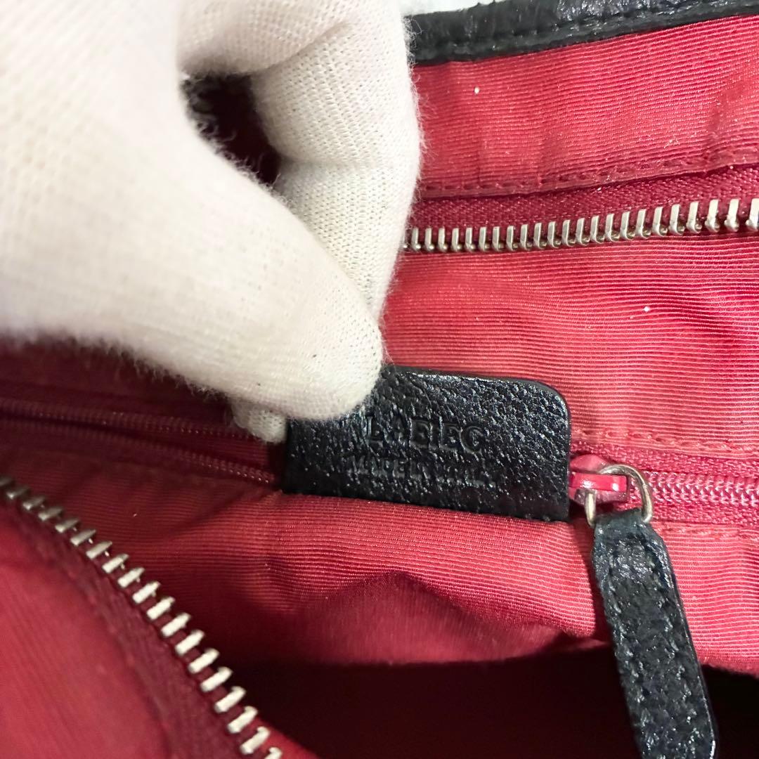 【美品】BVLGARI ブルガリ トートバッグ ハンドバッグ ブラック