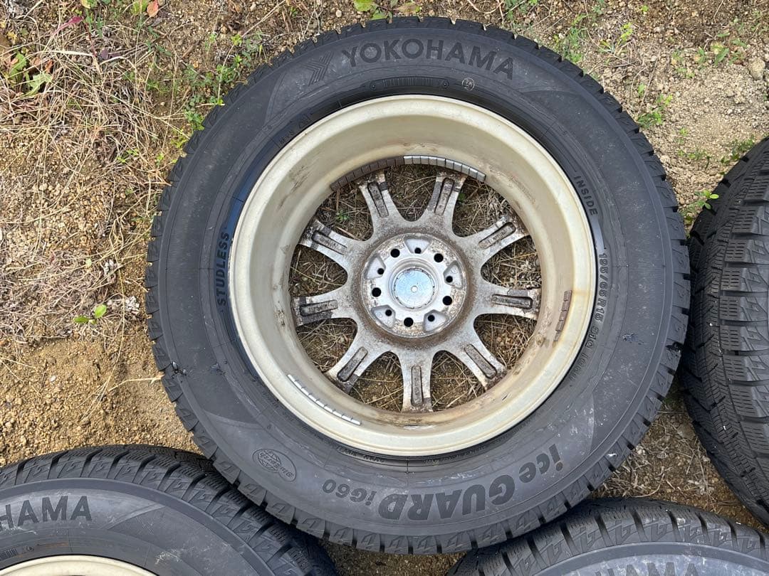 YOKOHAMA製iceGUARD iG60スタッドレスタイヤ・ホイール4本