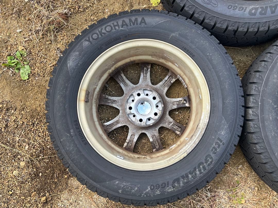 YOKOHAMA製iceGUARD iG60スタッドレスタイヤ・ホイール4本