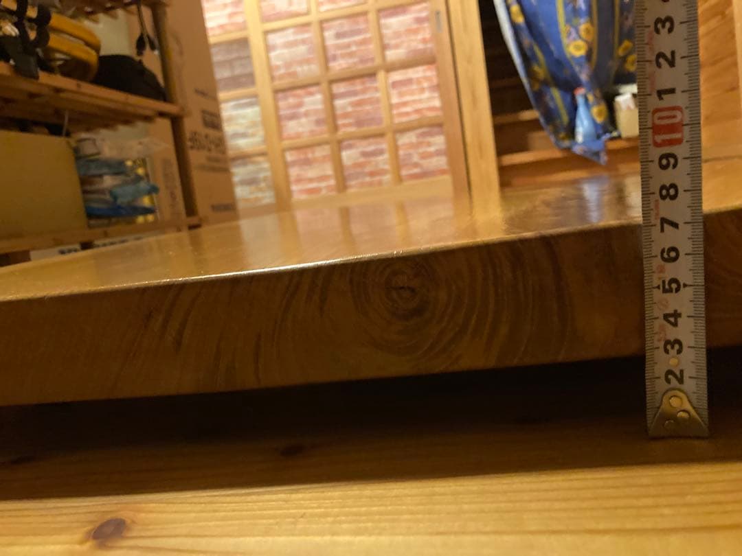 木彫、無垢テーブル(期間限定安曇野市より50km以内送料無料)