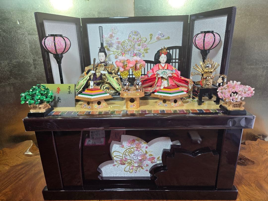 【一点限り】雛人形 収納飾り 　HS27