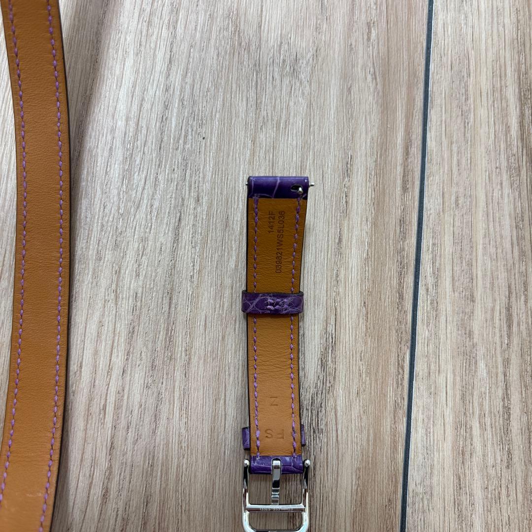 エルメス　ケープゴット　替えベルト　アリゲーター　レザーベルト