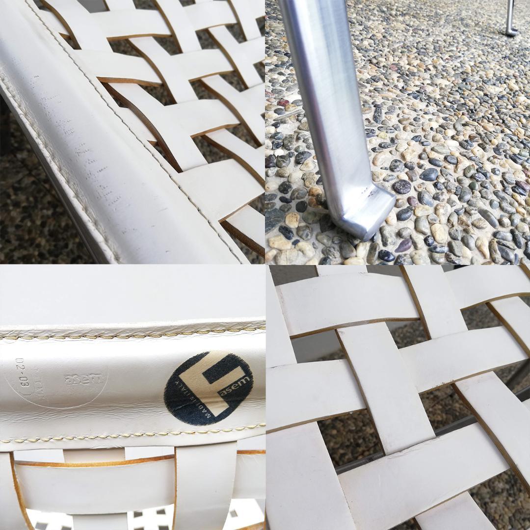 希少 Fasem ファセム社製 ネットイージーチェア 本革 北欧モダン