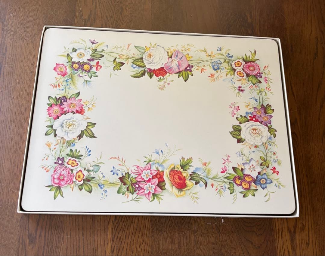 イギリス製　ピンパーネル　テーブルマット　4枚新品