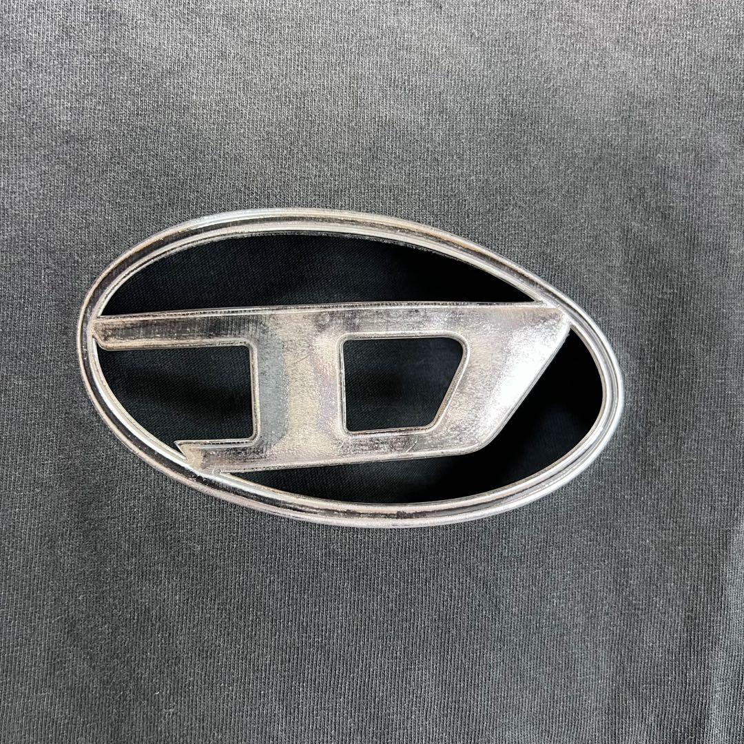 ★DIESEL Faded tank top with puffy Oval D