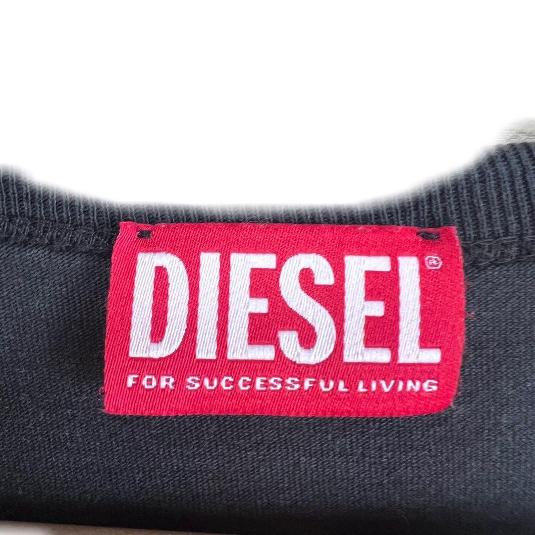 ★DIESEL Faded tank top with puffy Oval D
