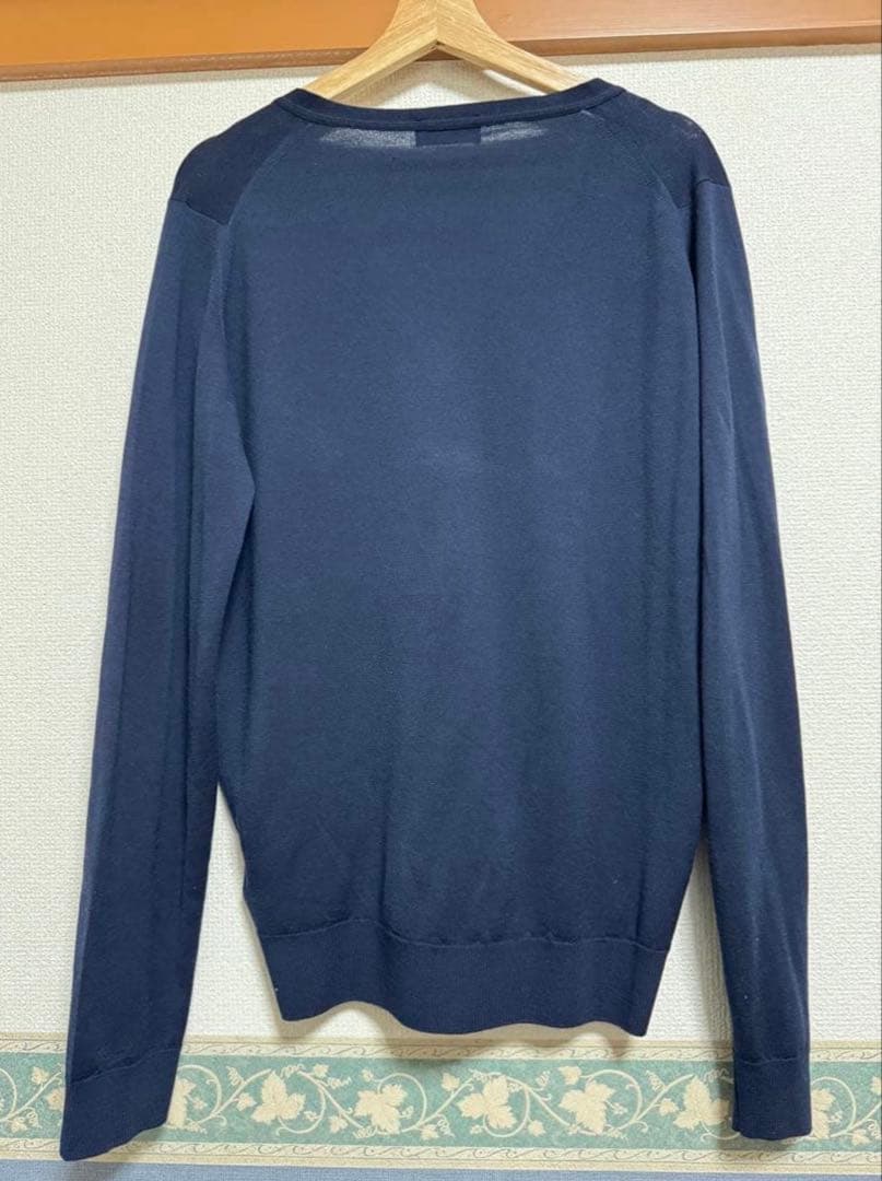 JOHN SMEDLEY ジョンスメドレー　カーディガン　ネイビー　Lサイズ