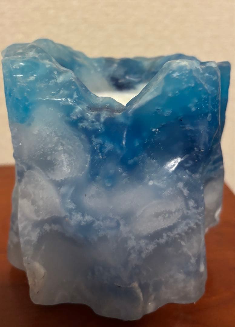 ミナイマサシ キャンドル ROSOKU MINAI アート オブジェ ブルー