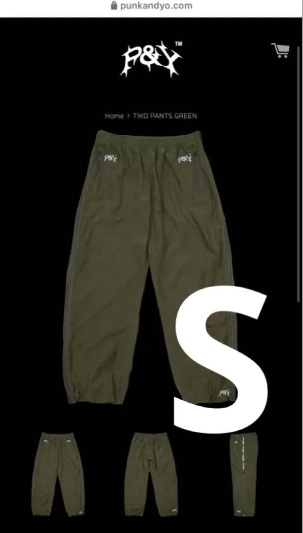 パンツ punkandyo TIKO PANTS GREEN