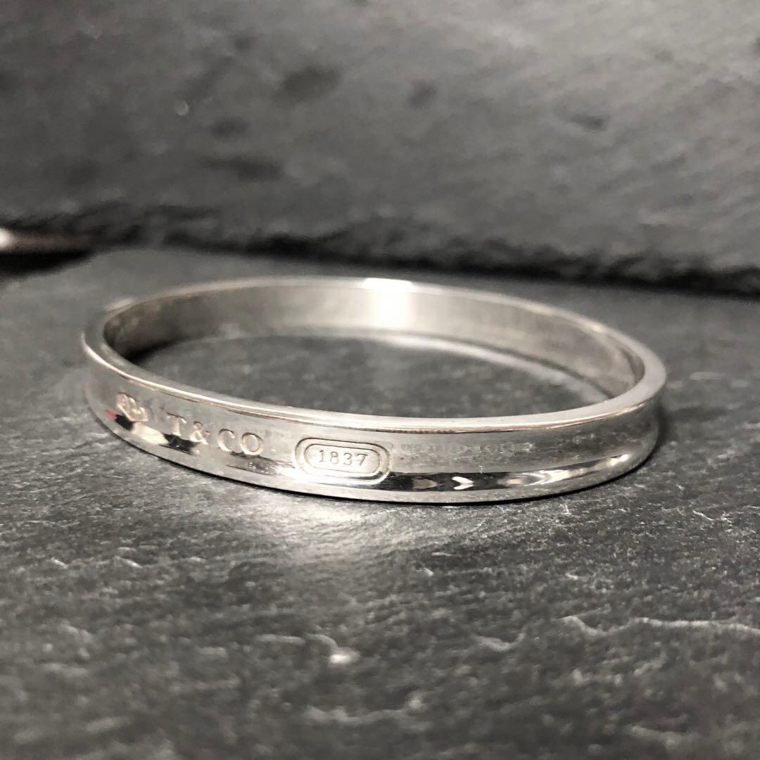 アクセサリー Tiffany Silver Foop Narrow Bangle 925