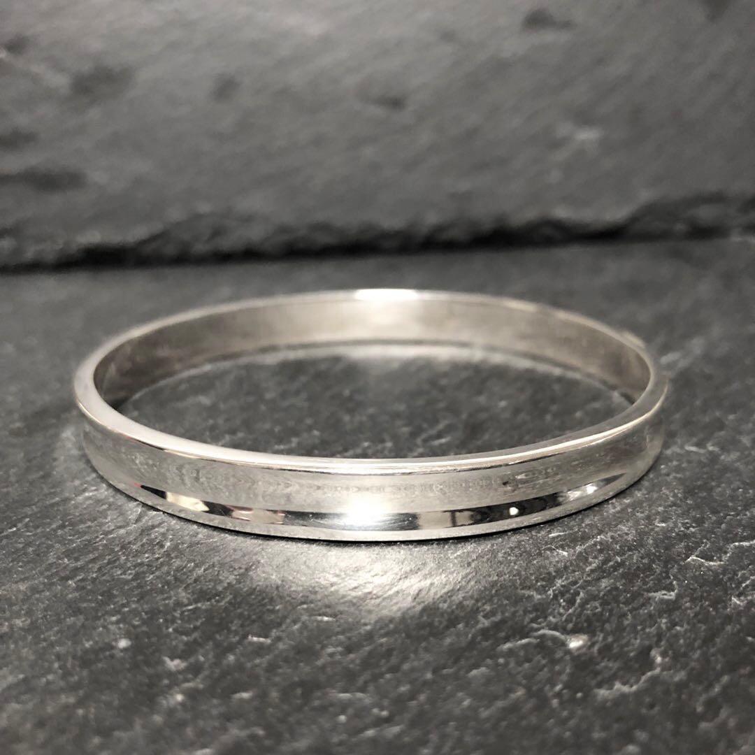 アクセサリー Tiffany Silver Foop Narrow Bangle 925