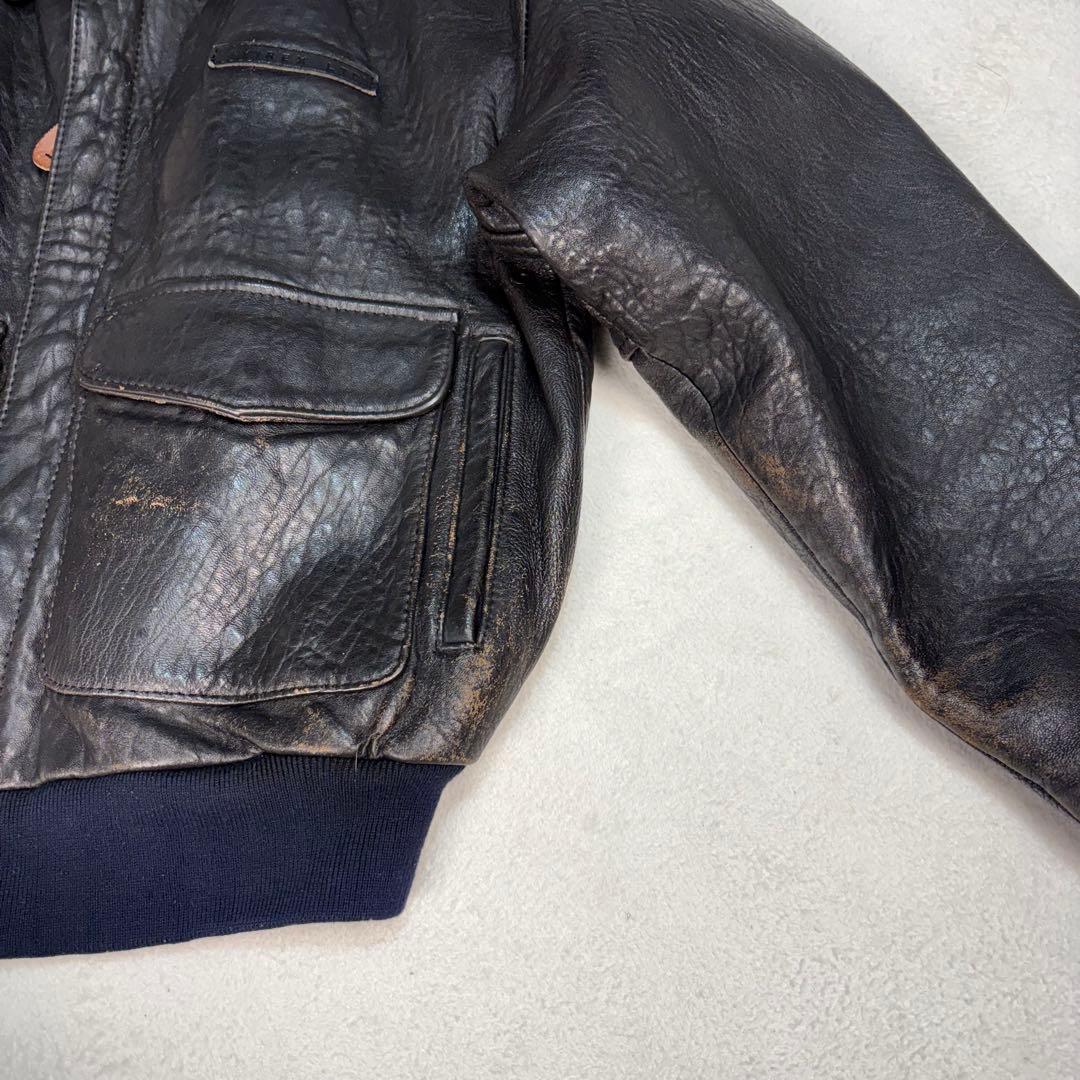 AVIREX A-2 A2 ヴィンテージ レザージャケット フライトジャケット