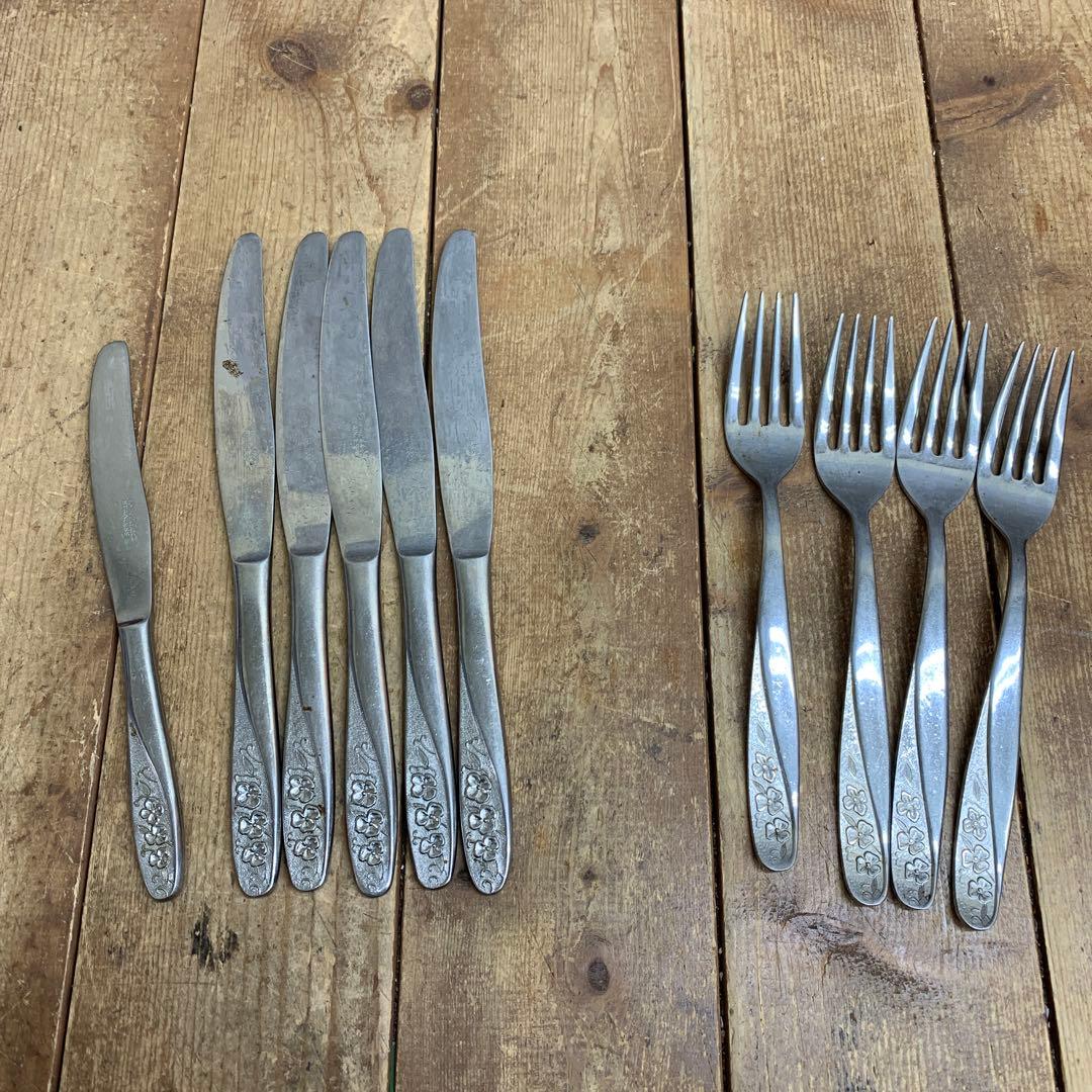 E-壁 【希少】Noritake ノリタケ カトラリーセット 10本（ナイフ・フ