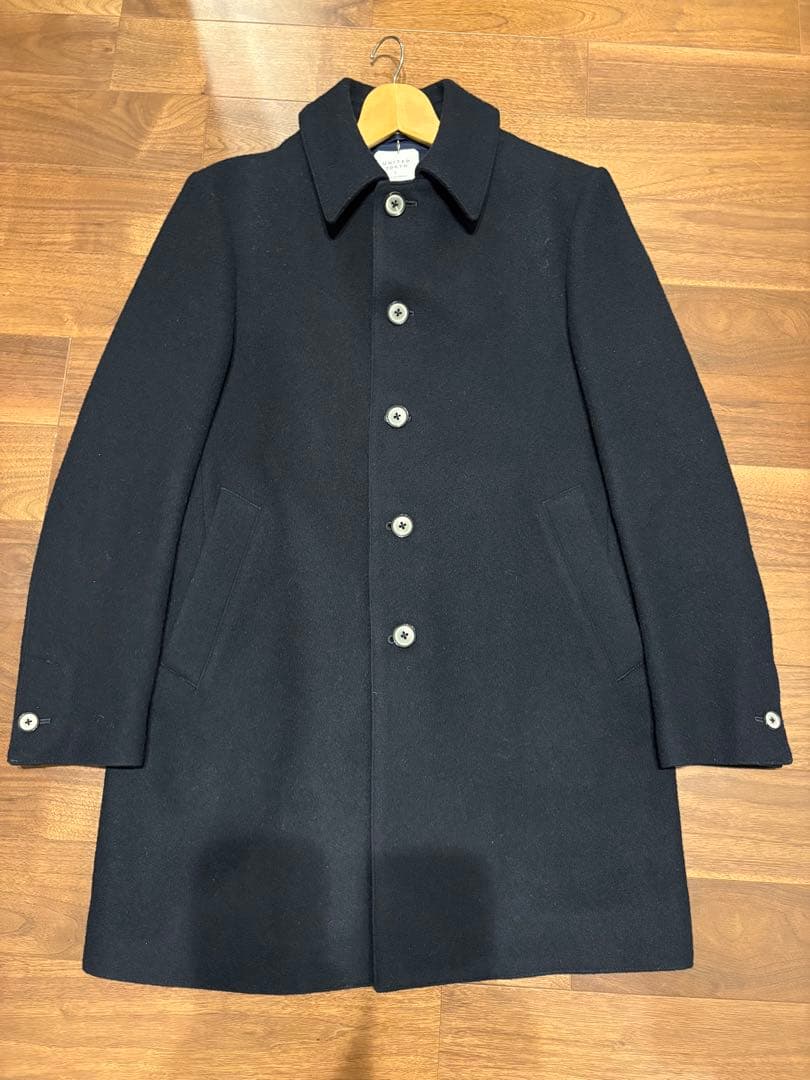 UNITED TOKYO ステンカラーコート M ネイビー