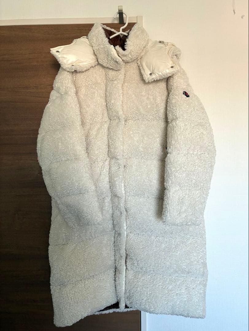 モンクレール ボア ロングダウンコート