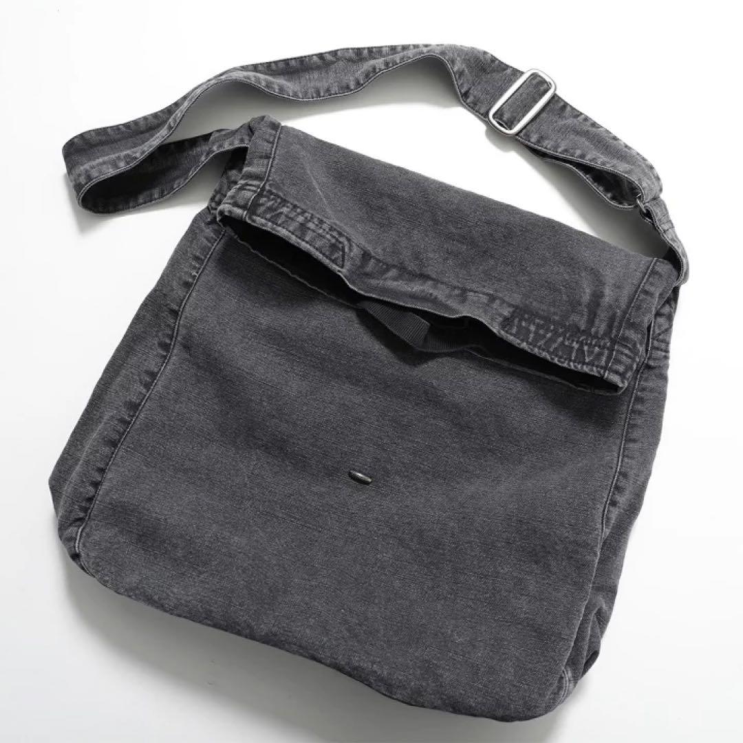 バッグ OUR LEGACY sling bag BLACK-ENZYME-CANVAS