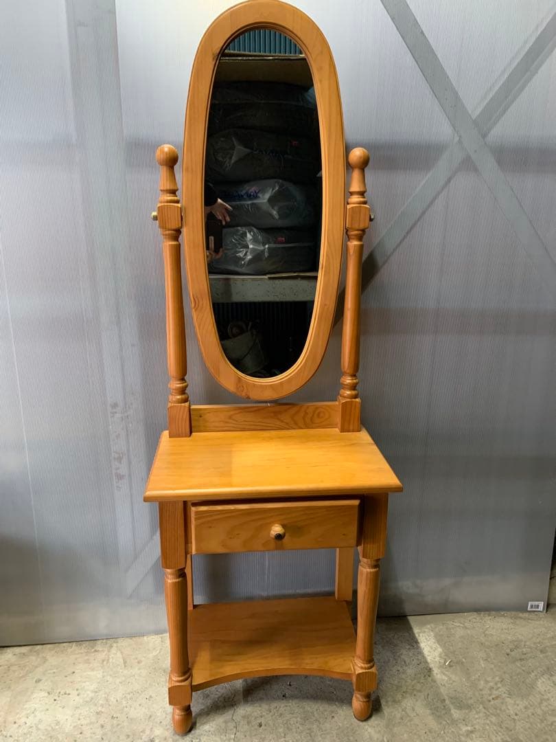 スペイン製 天然木 カントリー調ドレッサー フランスベッド スパニッシュ 家具