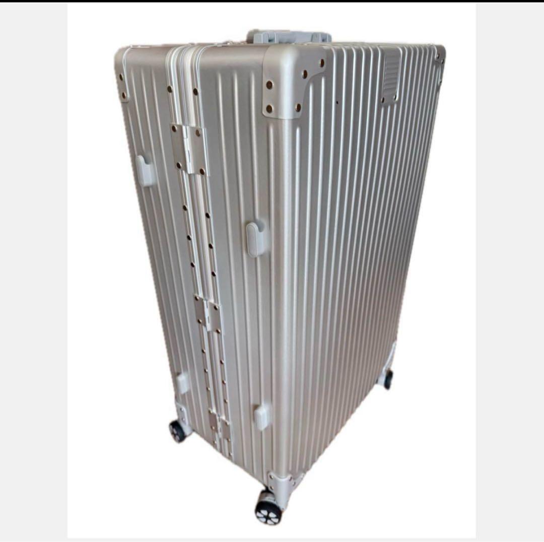 スーツケース tsaロック　シルバー XL 7泊-10泊 100L キャリー