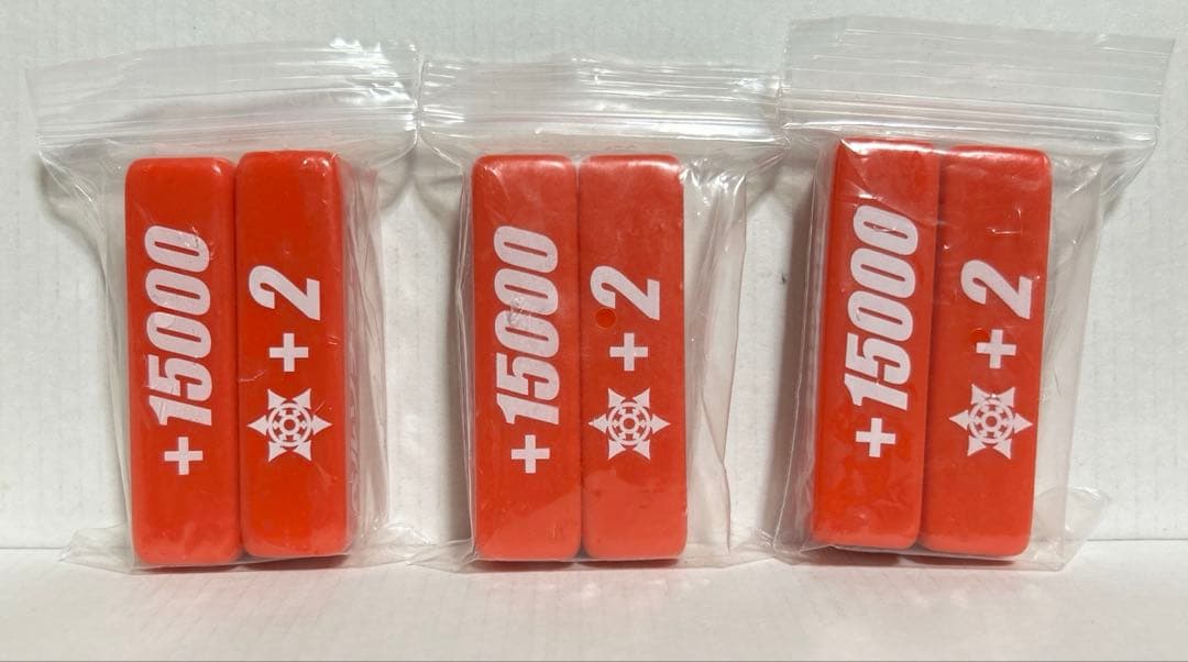 パワーカウンター モンスト 赤(レッド)３個セット