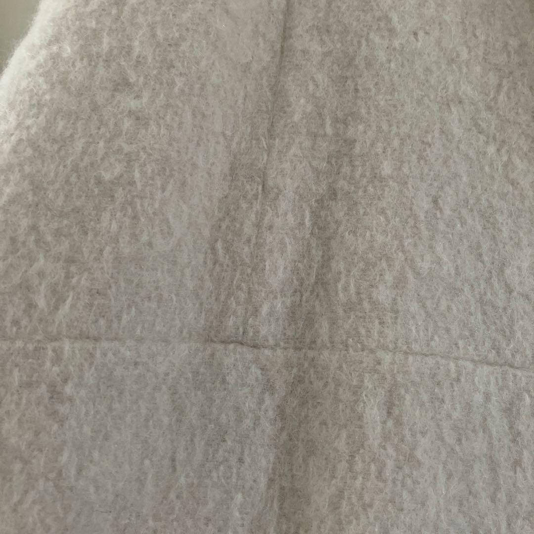 美品ジャーナルスタンダードレサージュ　シャギーウールモヘヤビッグチェスターコート