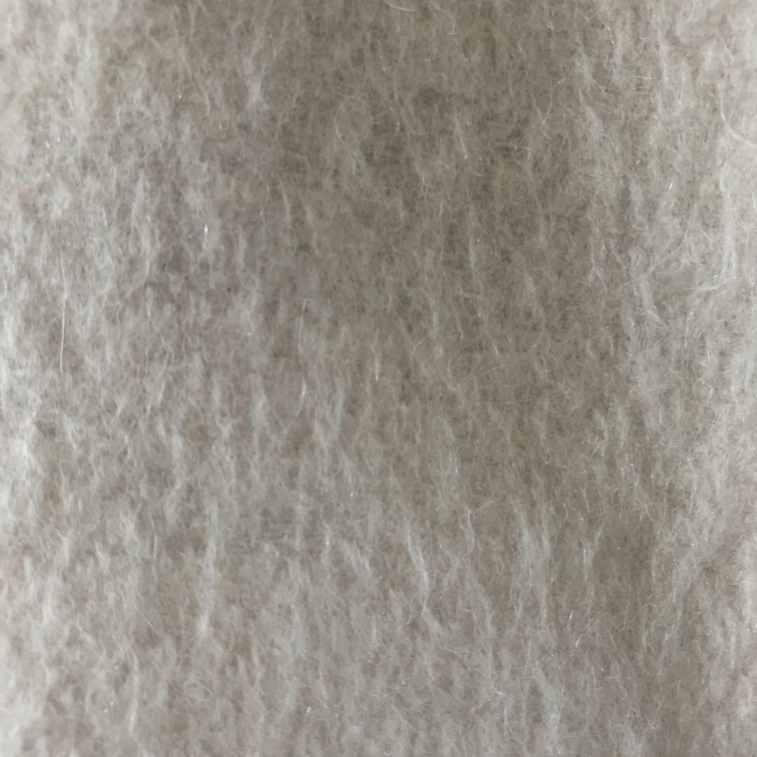 美品ジャーナルスタンダードレサージュ　シャギーウールモヘヤビッグチェスターコート