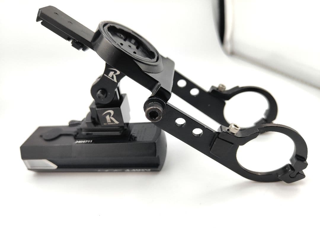 【最終価格！！】ロードバイクレックマウントと前後ライトセット美品☆②