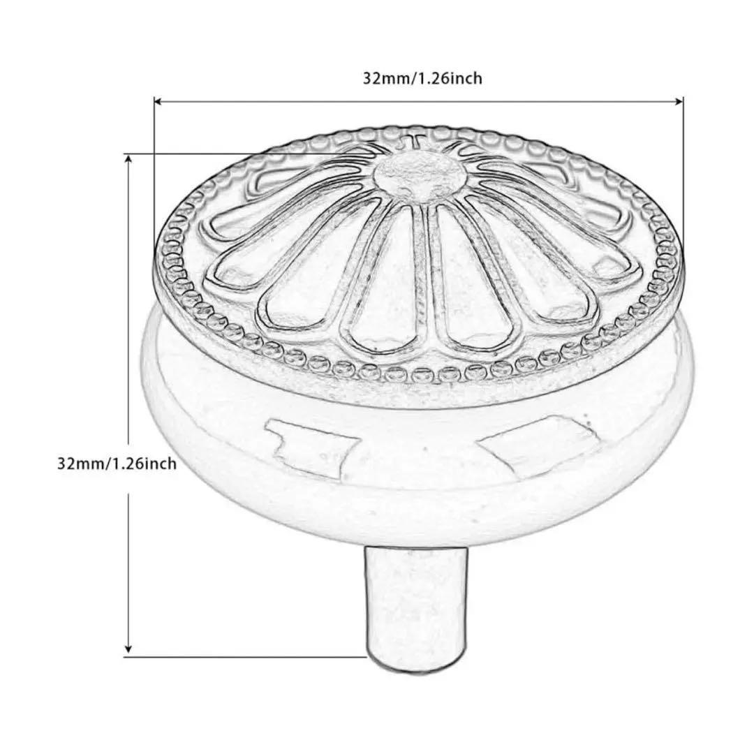 1点のみ❗️ヴィンテージセラミックノブハンドル　キャビネットノブ　ブルー