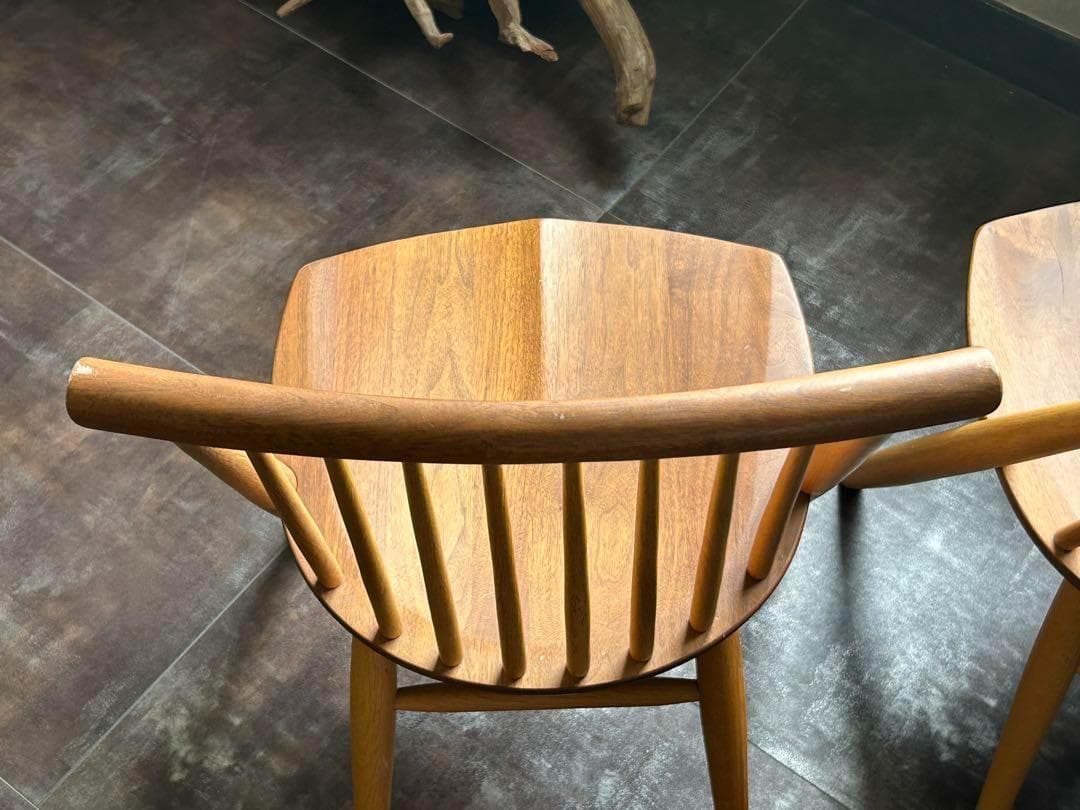 柏木工 KASHIWA シビルチェアチェア　2脚 ジャパニーズ nYZ