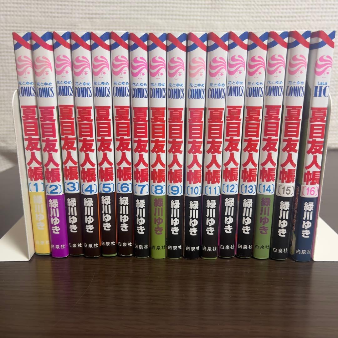 夏目友人帳 全32巻 初版多数 帯付き多 非売品カード＆当時チラシ付