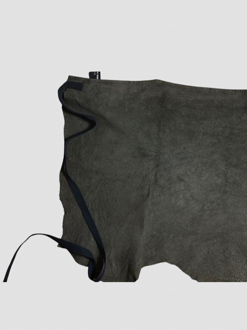 希少 2004AW トリコ コムデギャルソン 牛革 カウレザー ラップスカート