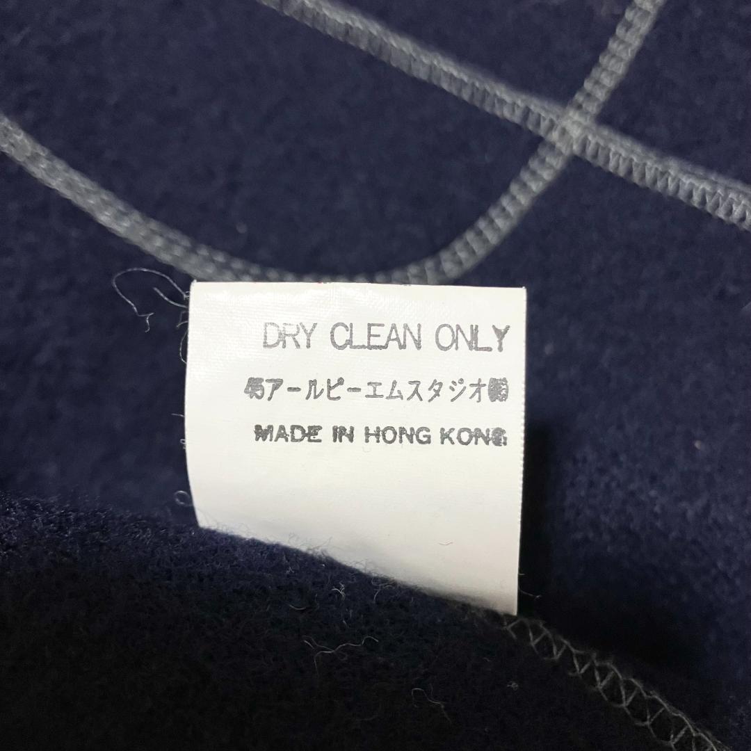 45rpm✨ オーバーサイズ ブランケットステッチ ウール スモックコート