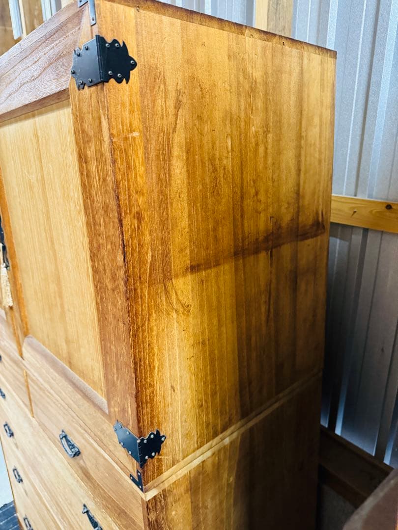 福岡発 桐タンス 観音開き　タイプ 着物用 木製 押入れ 箪笥 引き出し