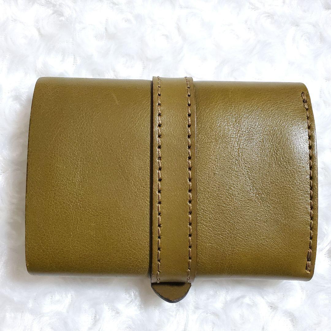 【未使用級】HERZ おめかしウォレット グリーン 現行 折財布