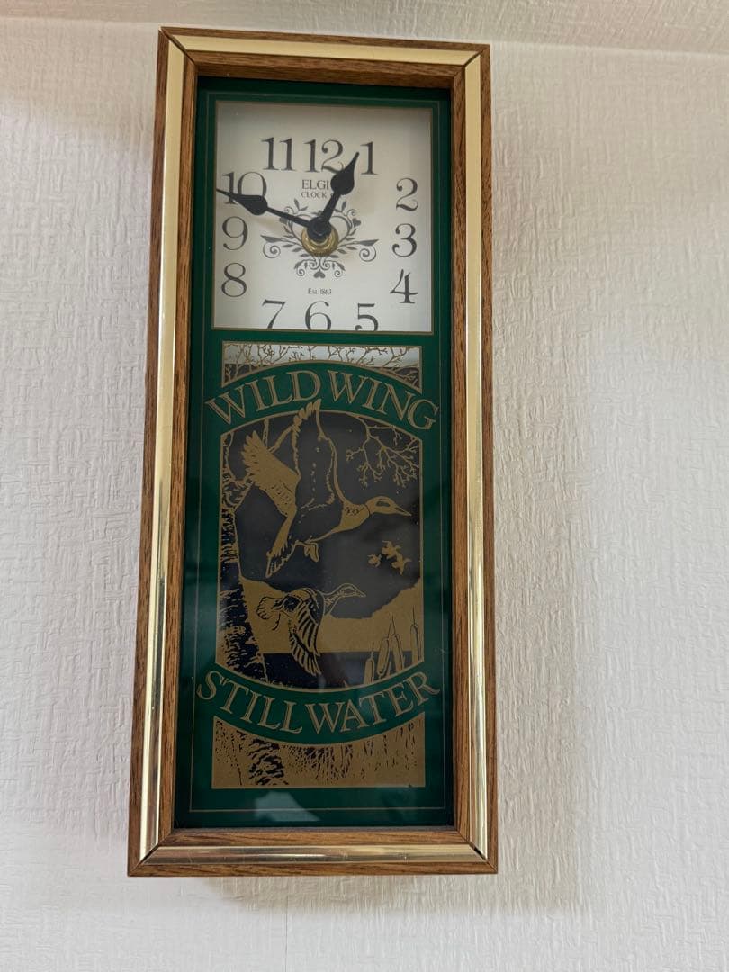 【値下げご相談可】ELGIN WILD WING 掛時計