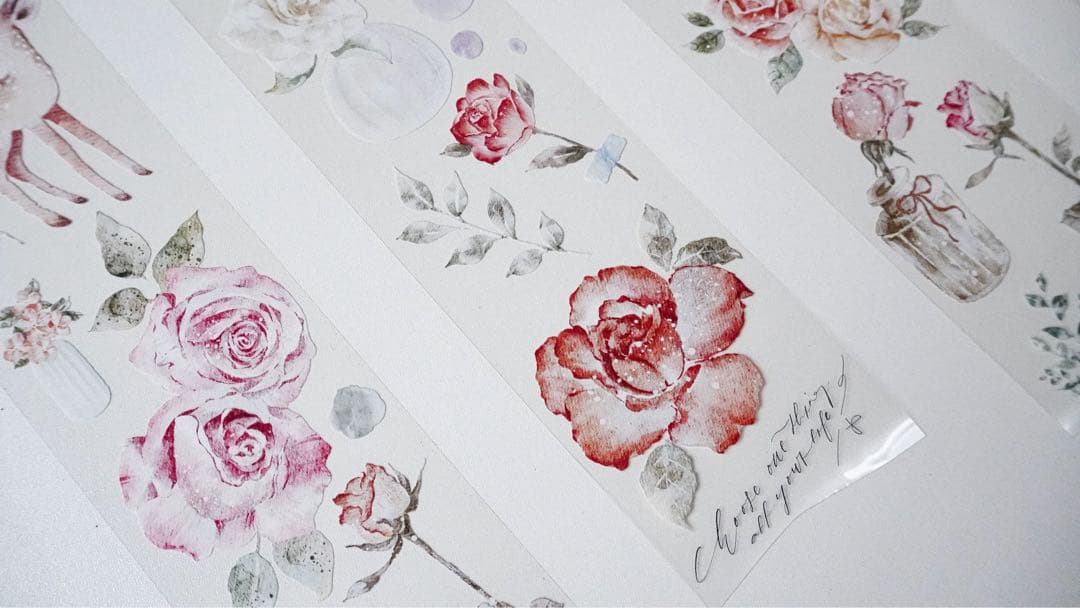 ⭐️SALE⭐️媛子文创《花鹿小径》海外マスキングテープ　マステ 【2561】