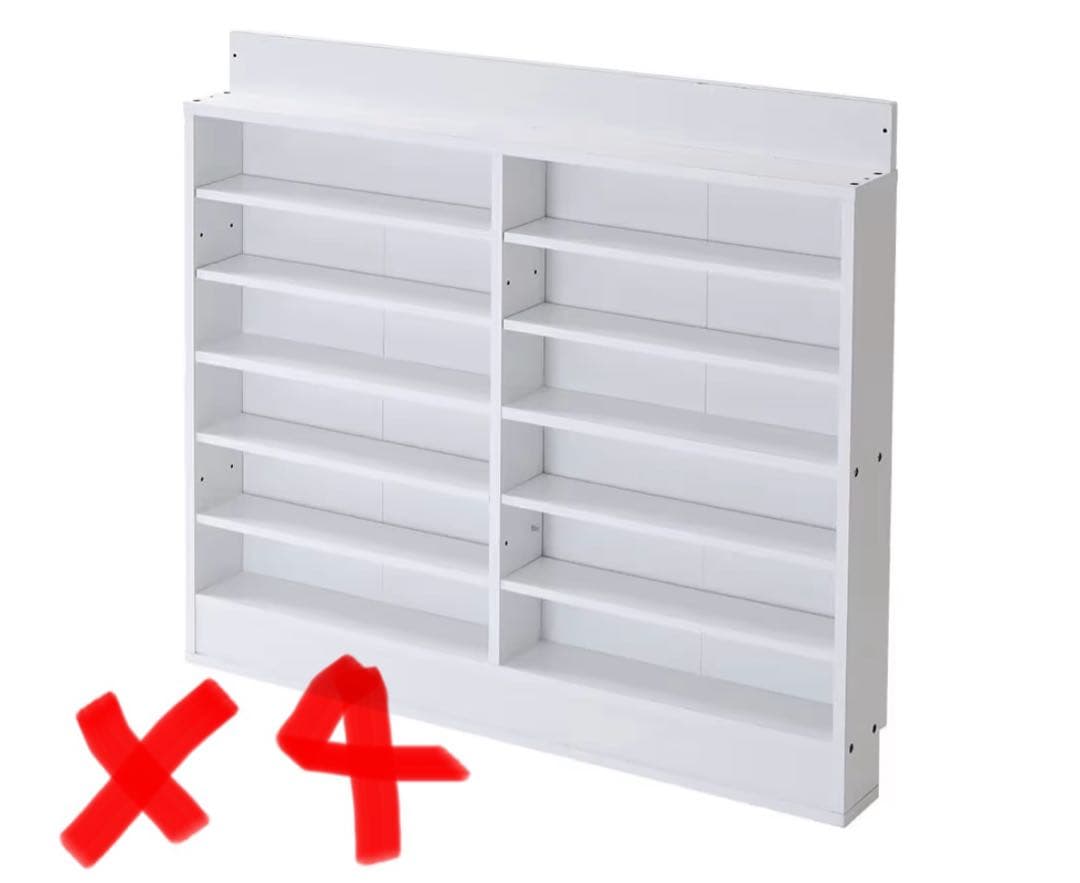 コレクションケース　トミカ　プラレール　薄型　収納棚　4個セット