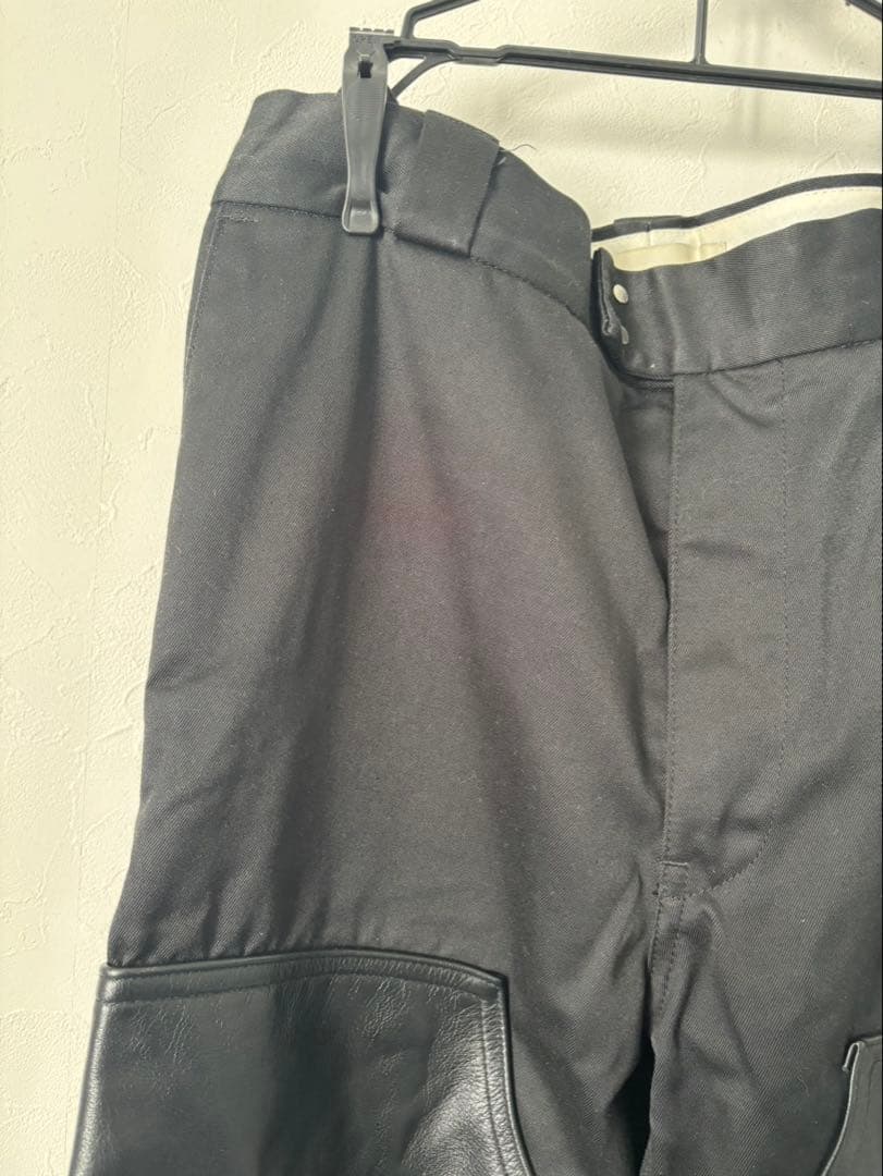 パンツ vujade LEATHER TROUSERS