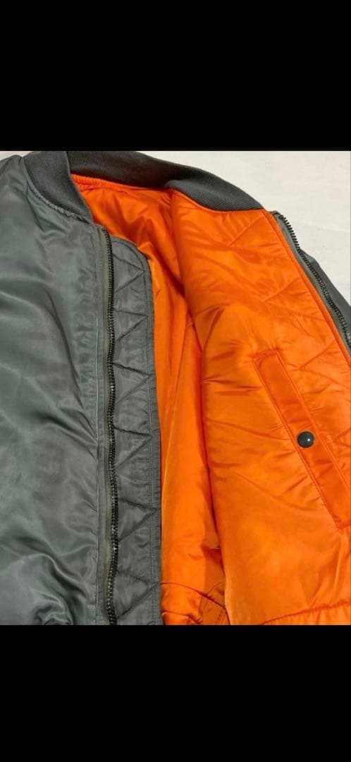 USA製 ALPHA 68年 MIL-J-8279D MA-1 カーキ　グリーン