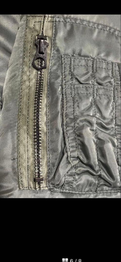 USA製 ALPHA 68年 MIL-J-8279D MA-1 カーキ　グリーン