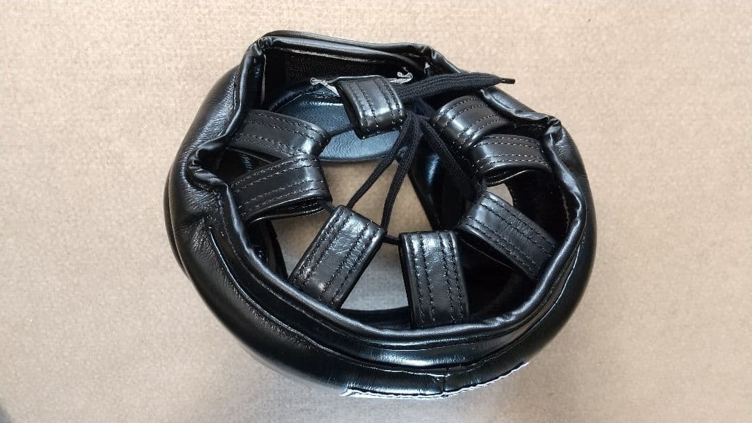 本革製WINDYヘッドギア HP-2 黒 M サイズ 新品 NP