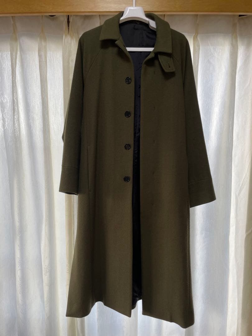 美品 juha ユハ　ベルテッドオーバーコート　トレンチコート