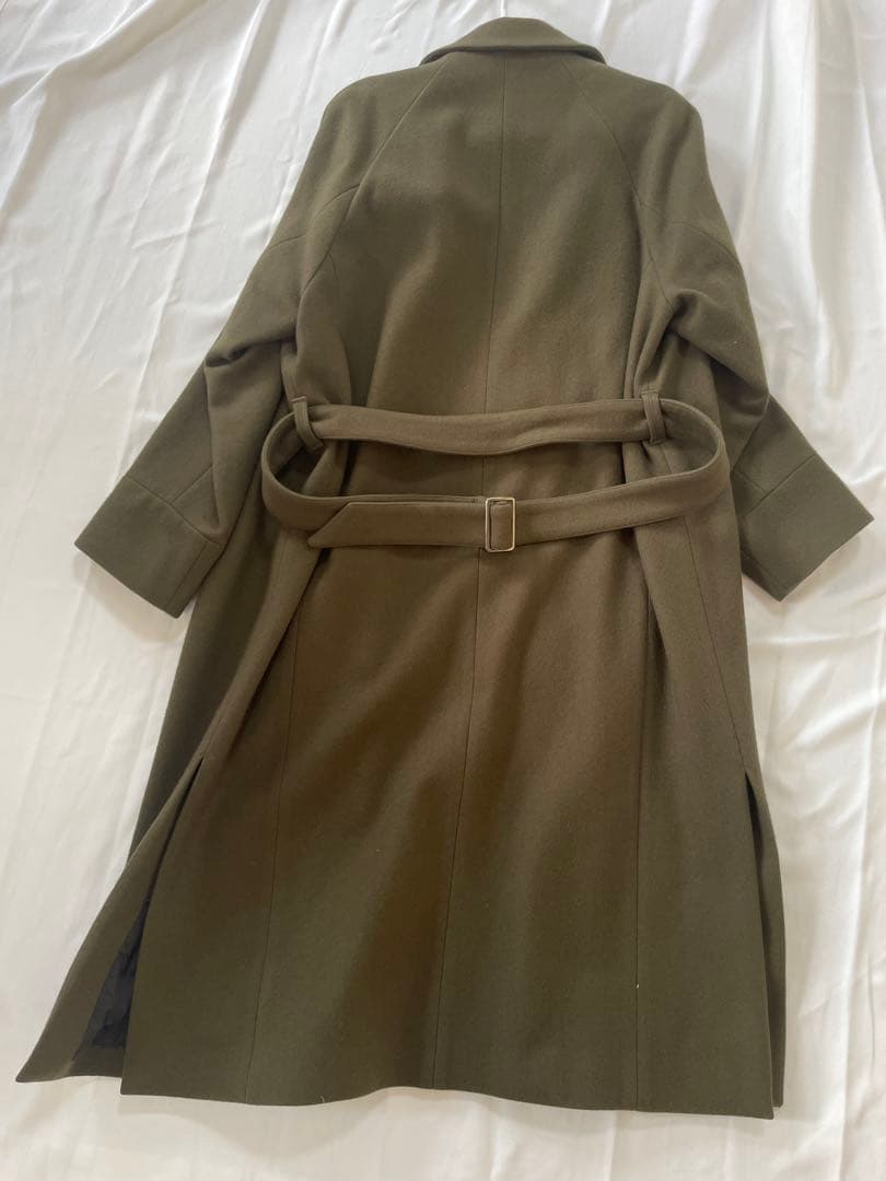 美品 juha ユハ　ベルテッドオーバーコート　トレンチコート