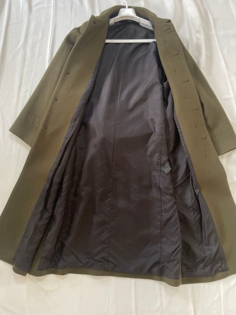 美品 juha ユハ　ベルテッドオーバーコート　トレンチコート