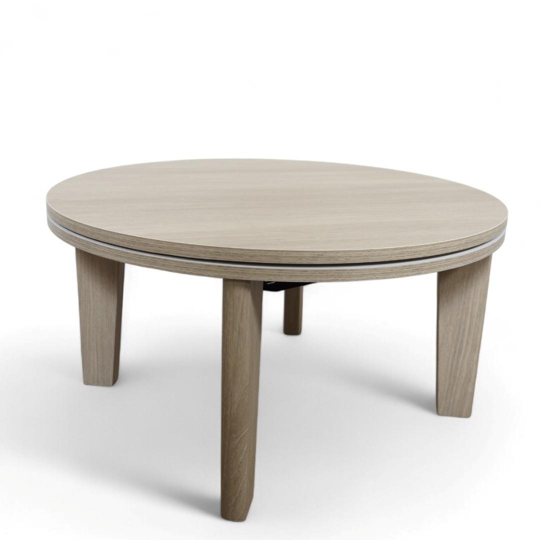 直径68cm【新品】丸型こたつテーブル コンパクト ひとり暮らし　ワンルーム