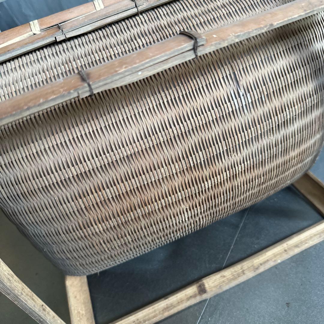 瞬間お値下げ❣️蔵出し　希少品　カゴ　洗い上げカゴなどに！おしゃれ！