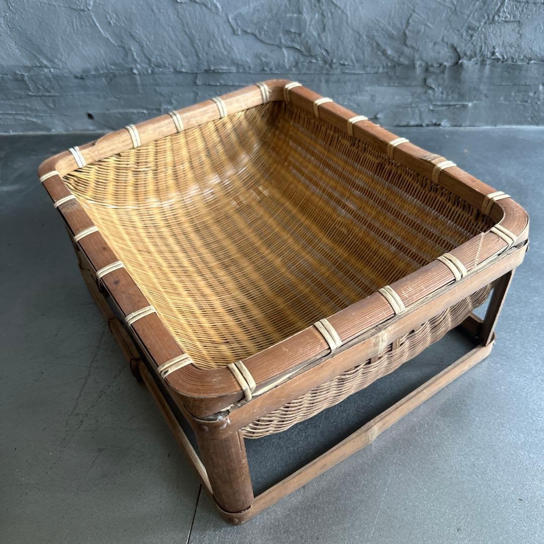 瞬間お値下げ❣️蔵出し　希少品　カゴ　洗い上げカゴなどに！おしゃれ！