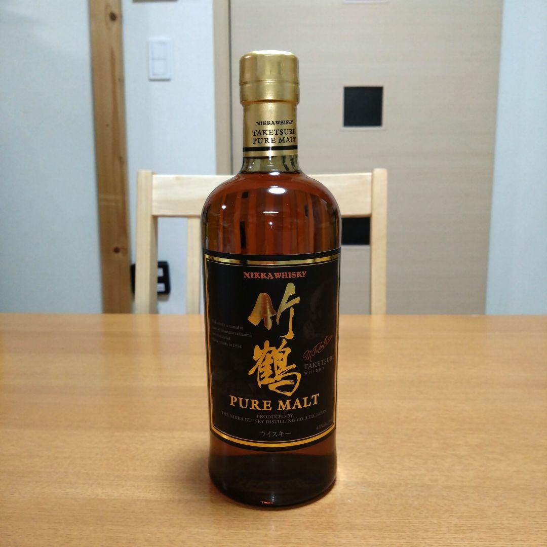 【稀少】◆ニッカウヰスキー◆竹鶴ピュアモルト◆黒ラベル◆終売品◆700ml◆1本