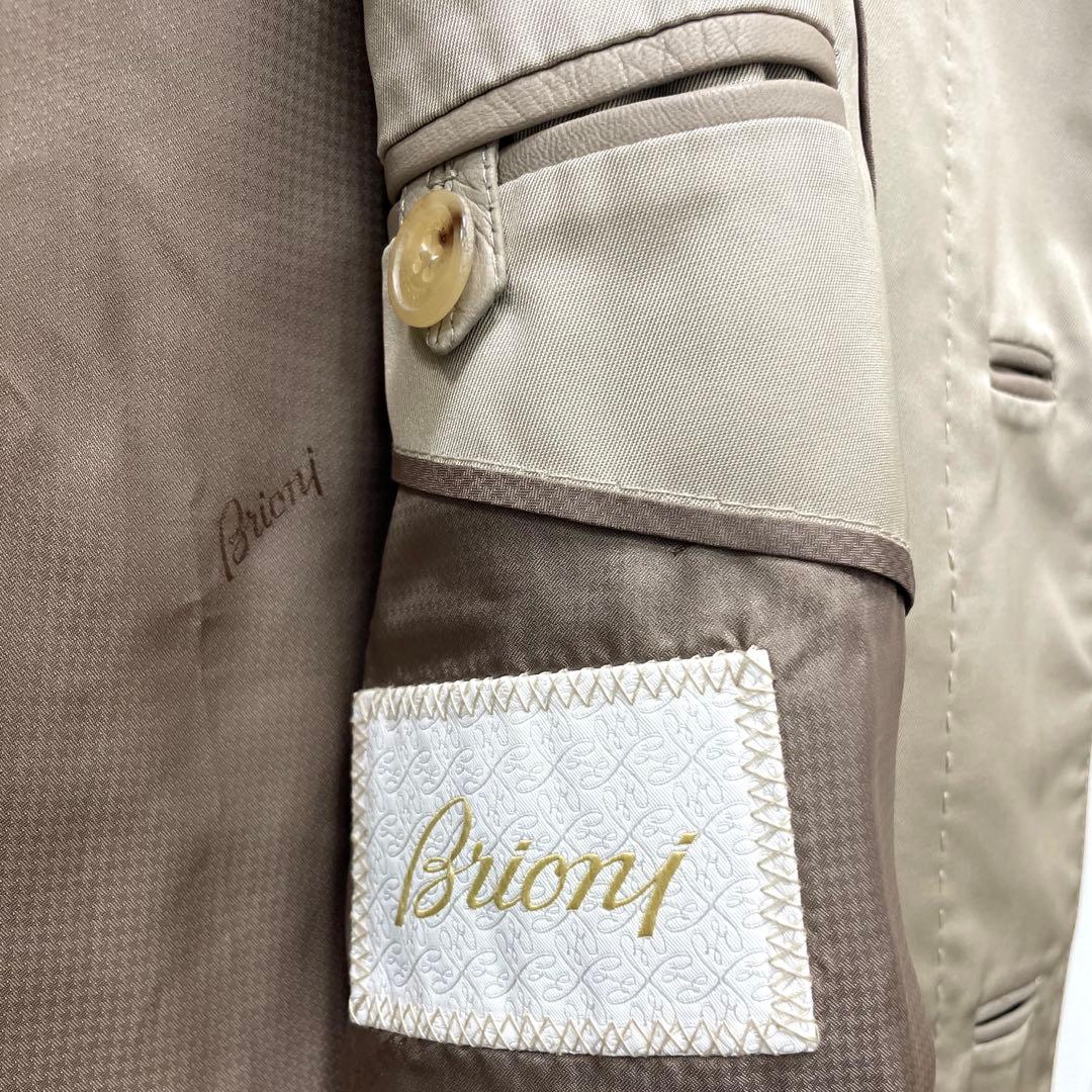 Brioni シルク100％★サイズ50 ブリオーニ トレンチコート シングル
